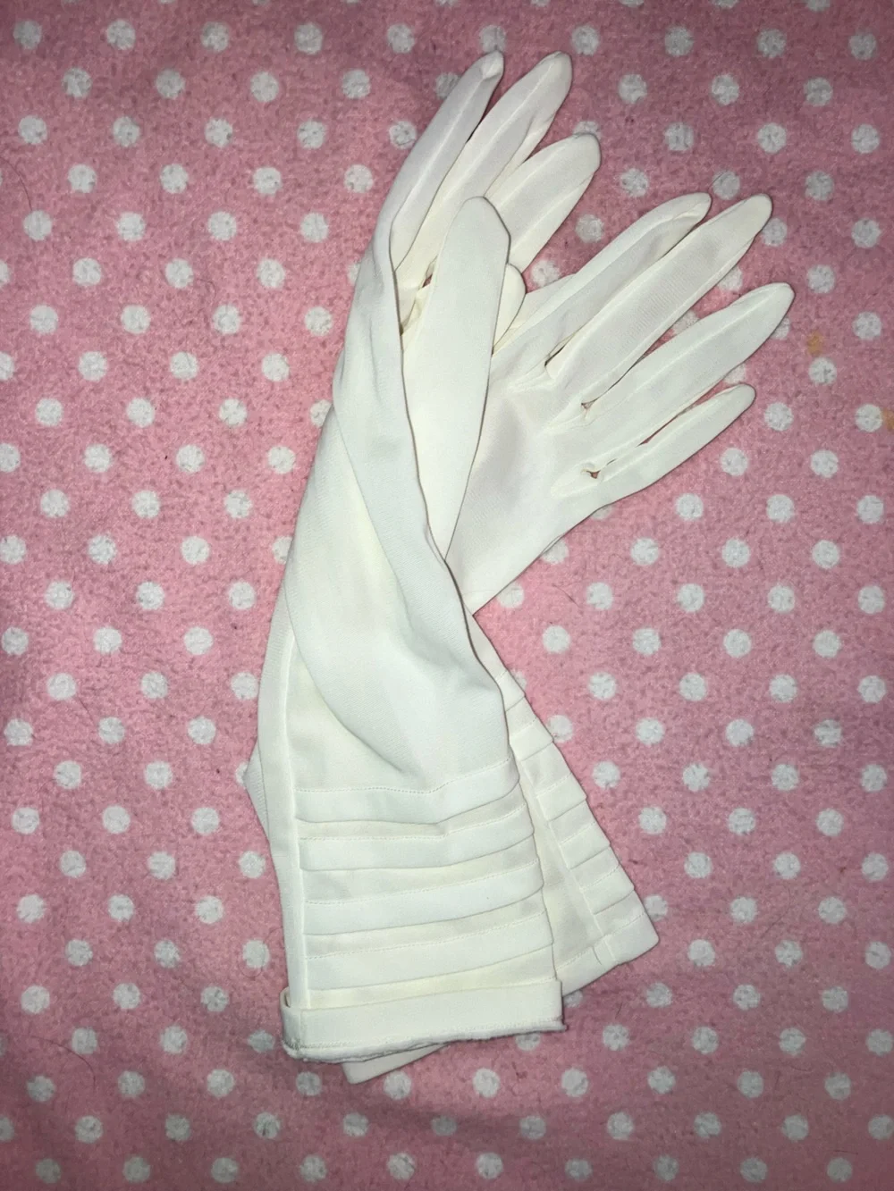 Vintage Nylon Gloves M - 7